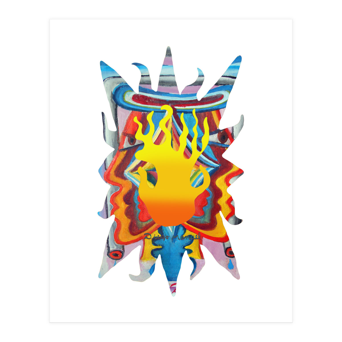 Fuego 14 Copia (Print Only)