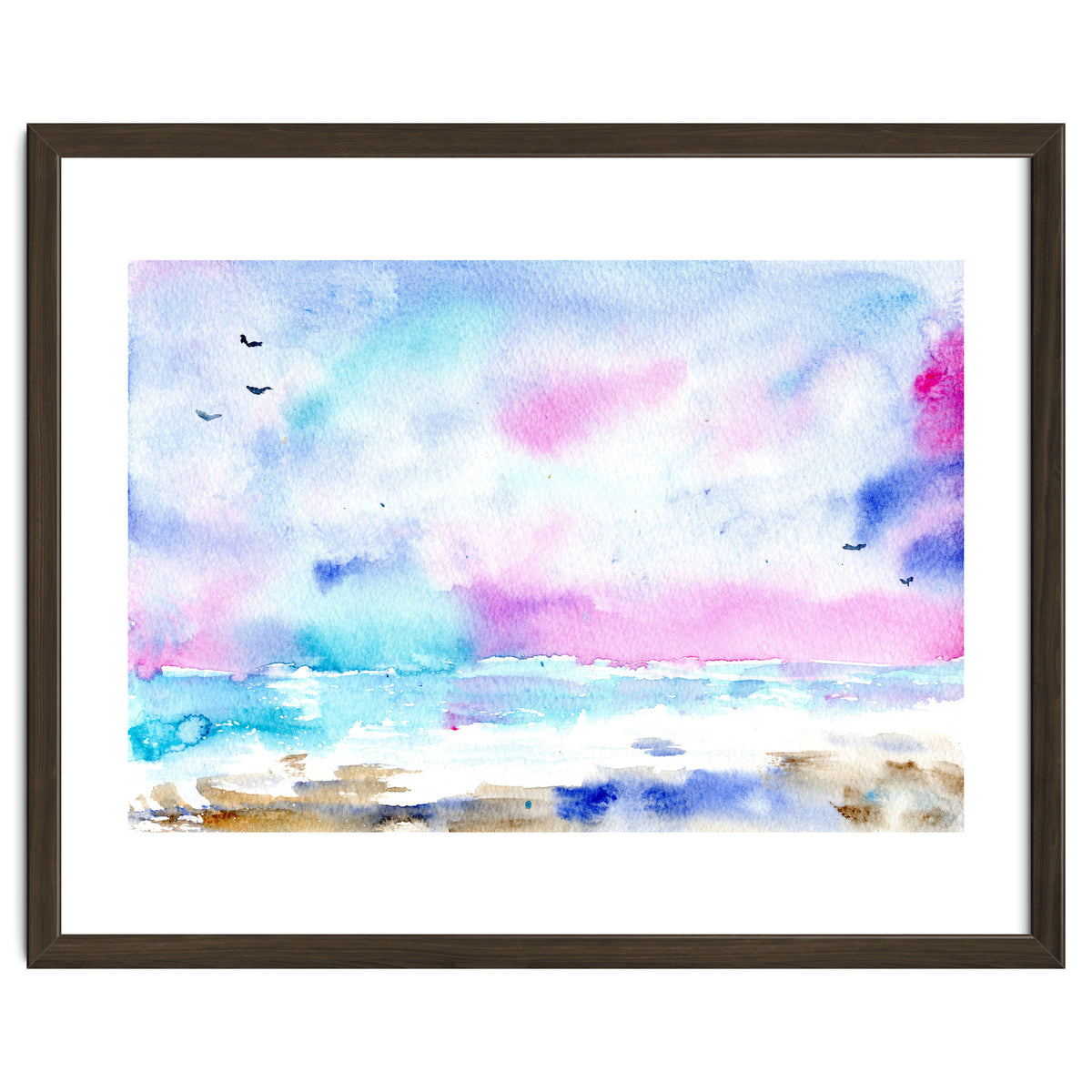 Tenderness of the sea || watercolor