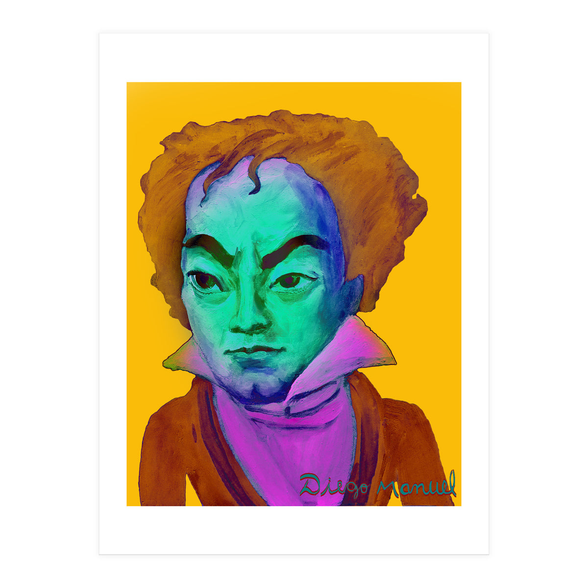 Beethoven Multicolor 5 (Print Only)