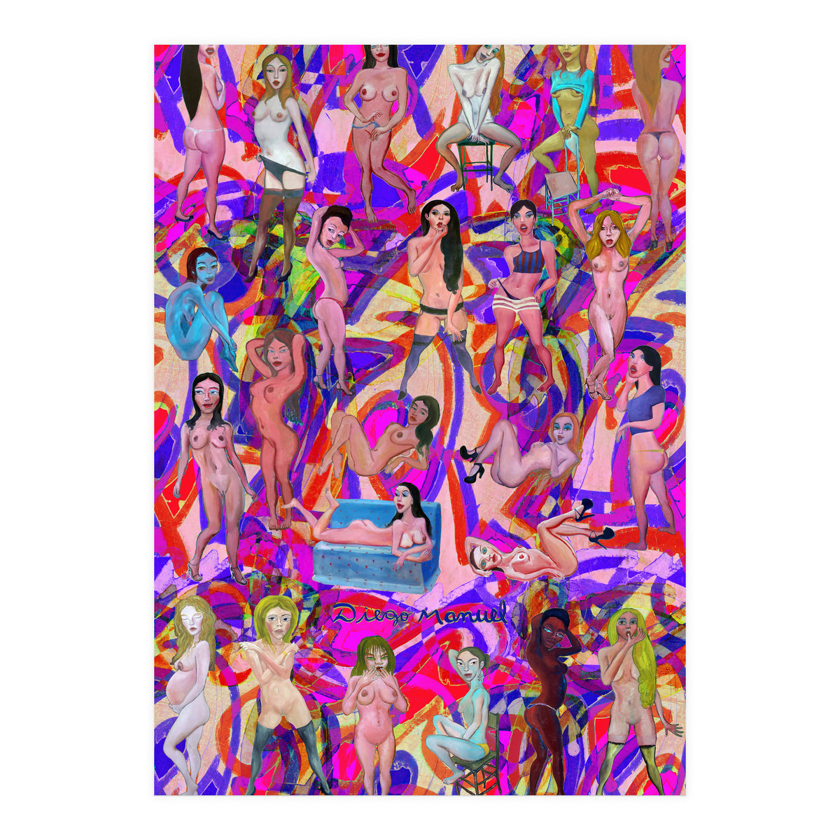 Chicas 3d 13 (Print Only)