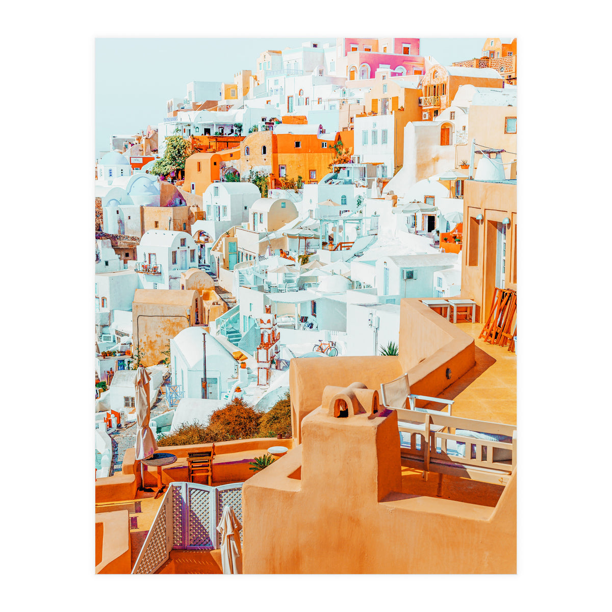 Santorini Vacay (Print Only)