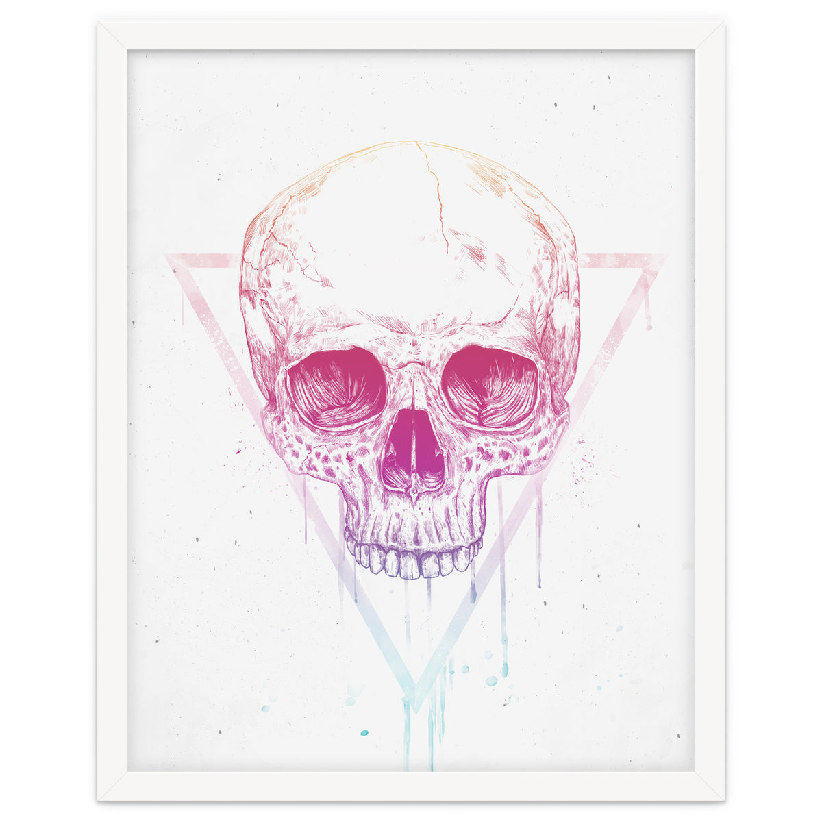 Skull In Triangle