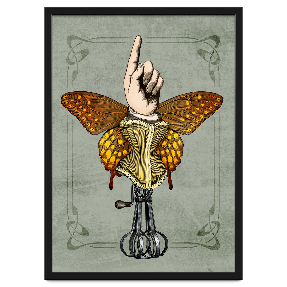Butterhand Portrait