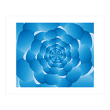 Sky Cloud Spiral Blue Spiral (Print Only) thumbnail