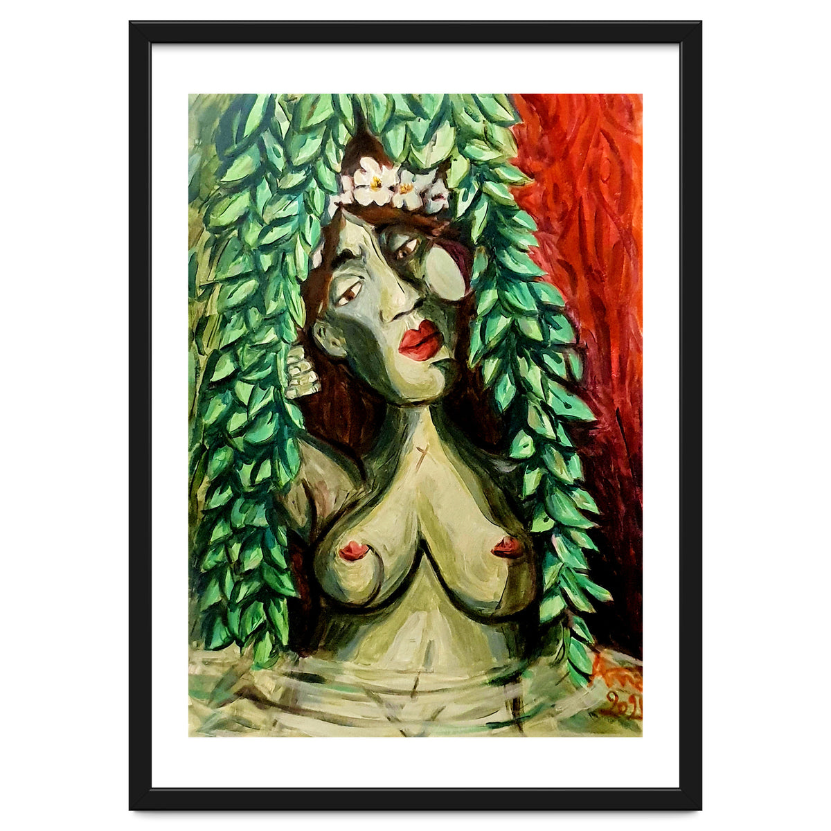 Under the willow tree