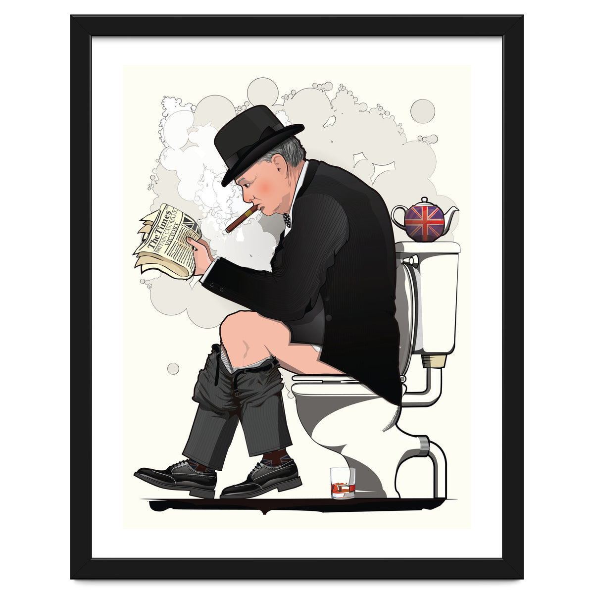 Churchill on the Toilet, Funny Bathroom Humour