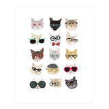 Cats in Glasses (Print Only) thumbnail