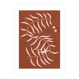 Botanical Palm Leaf Earthy Tones (Print Only) thumbnail