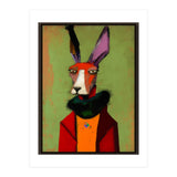 Hare In Clothes Portrait (Print Only) thumbnail