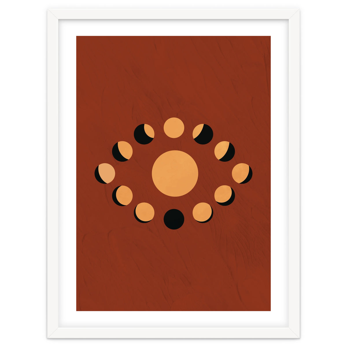 Lunar Eclipse Moon Illustration