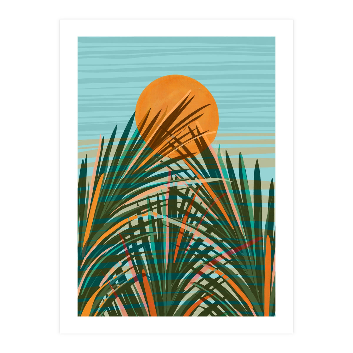 Glorious sunset (Print Only)