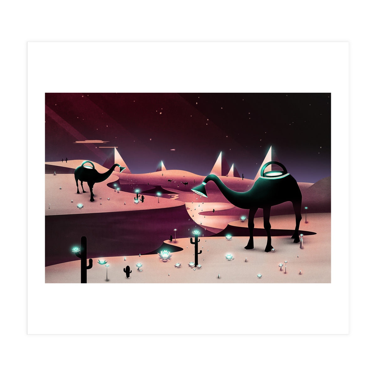 Watering The Desert (Print Only)