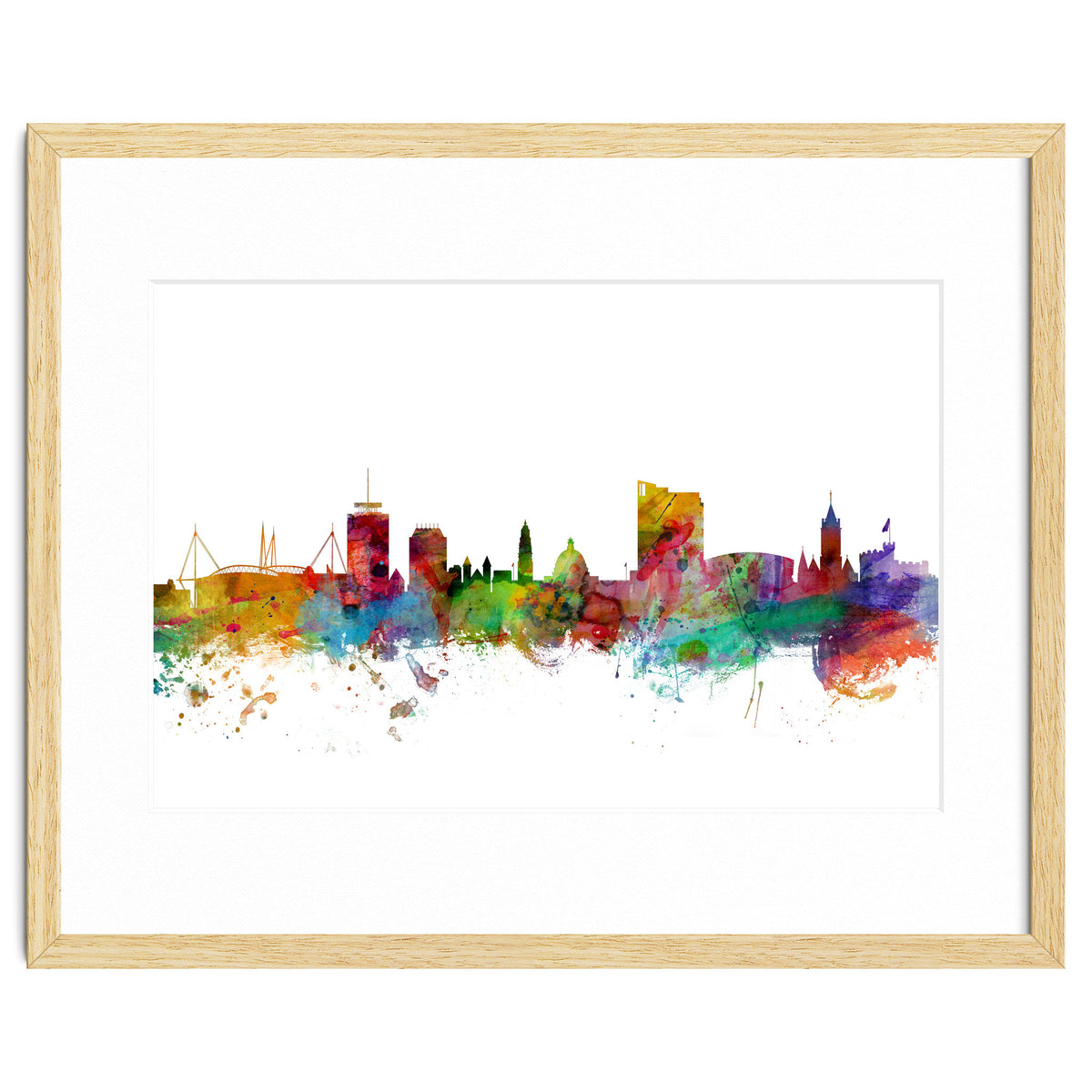 Cardiff Wales Skyline