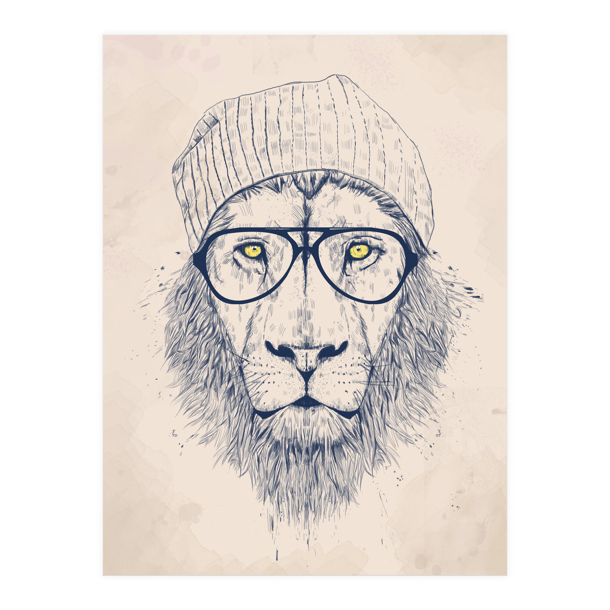 Cool Lion (Print Only)