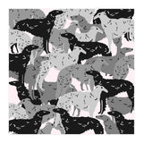Borzoi dogs pattern (Print Only) thumbnail