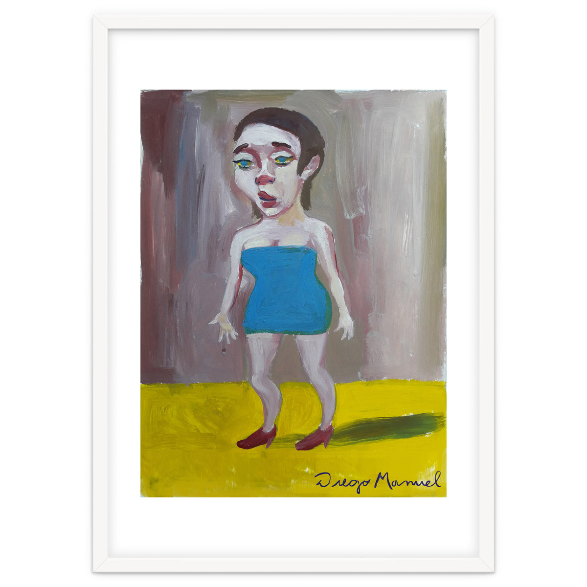 Light Blue Dress Girl