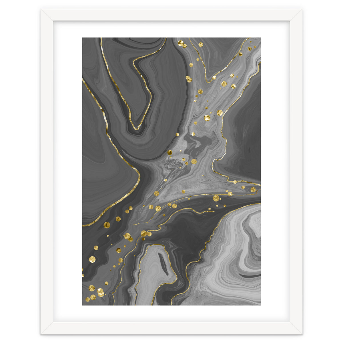 Liquid Marble No. 2 | black