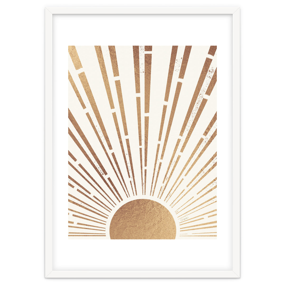 Sun Shines Inside You Gold