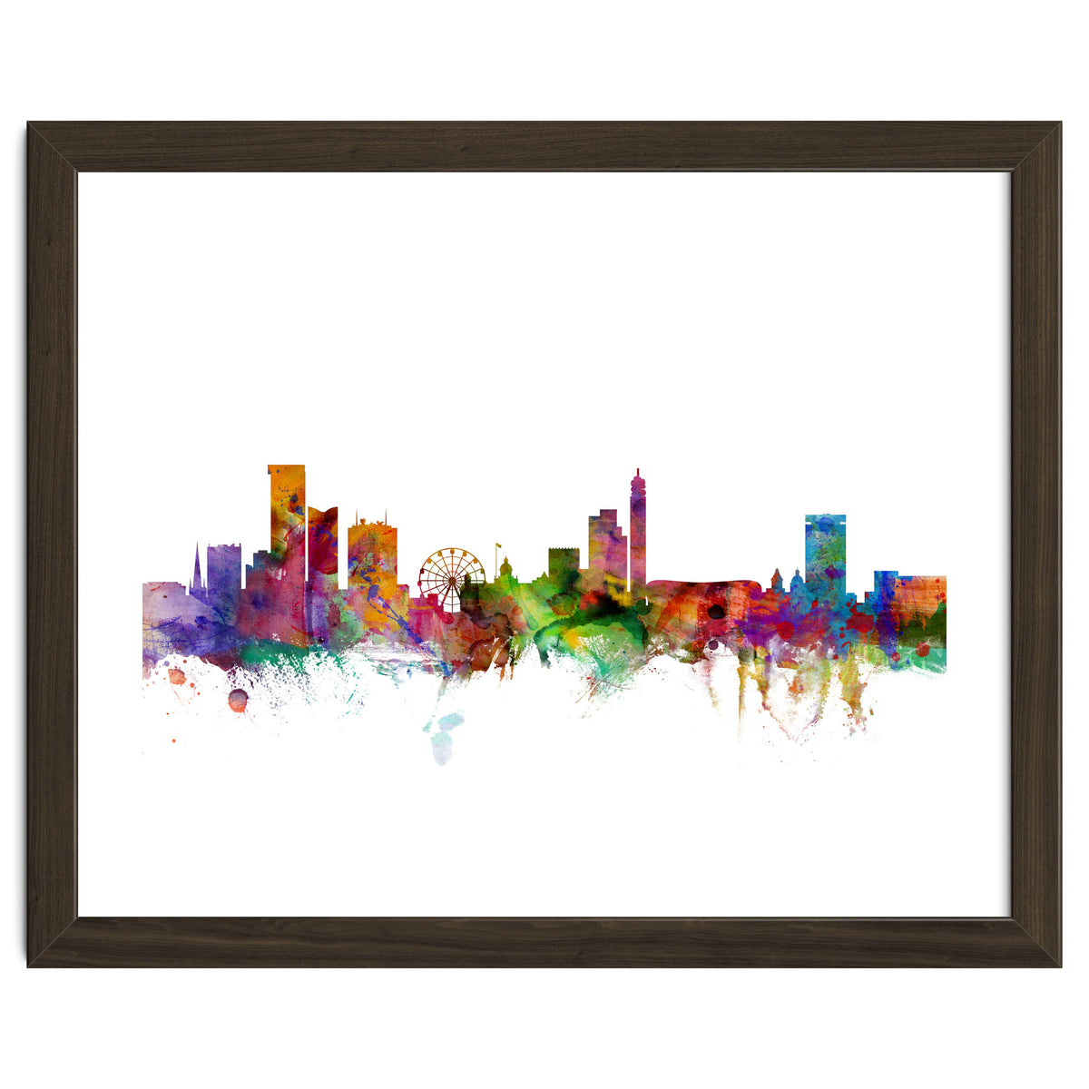 Birmingham England Skyline