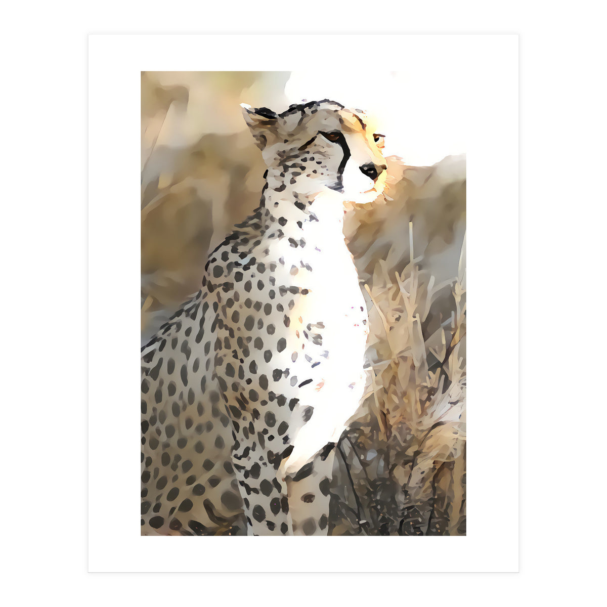 Guardian Cheetah (Print Only)