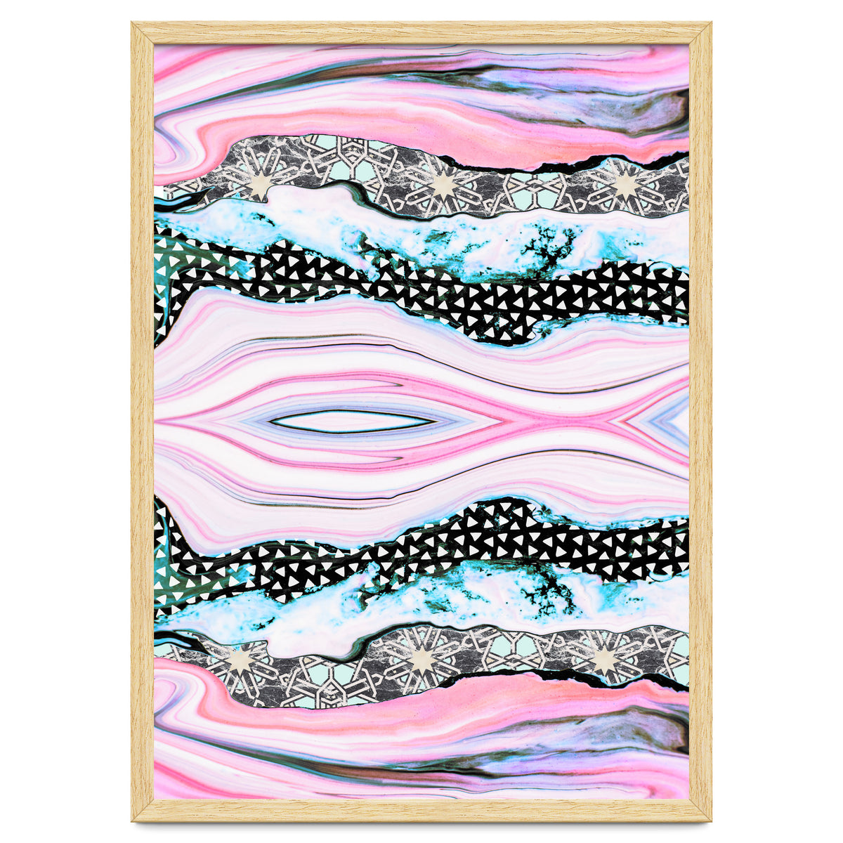 Abstract shapes of marble and patterns