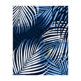 Palm Leaves Blue  (Print Only) thumbnail