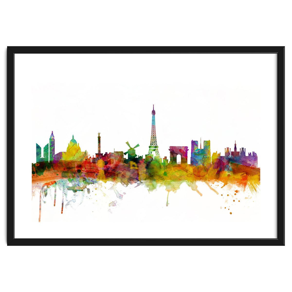 Paris France Skyline