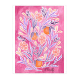 Wild Orange Floral | Pink & Purple (Print Only) thumbnail