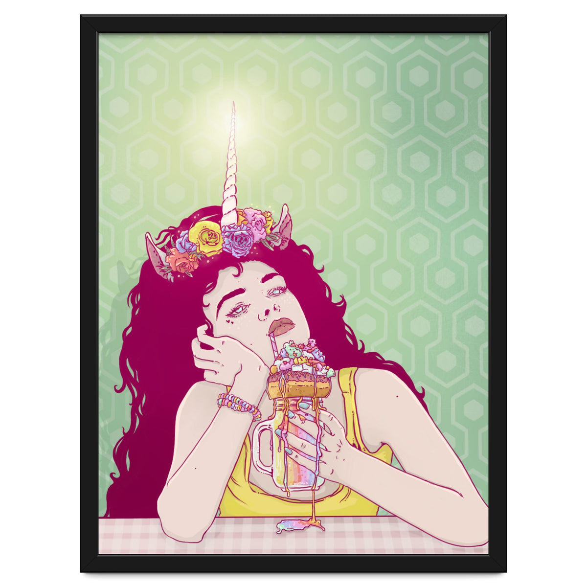 Unicorn Freakshake Lady