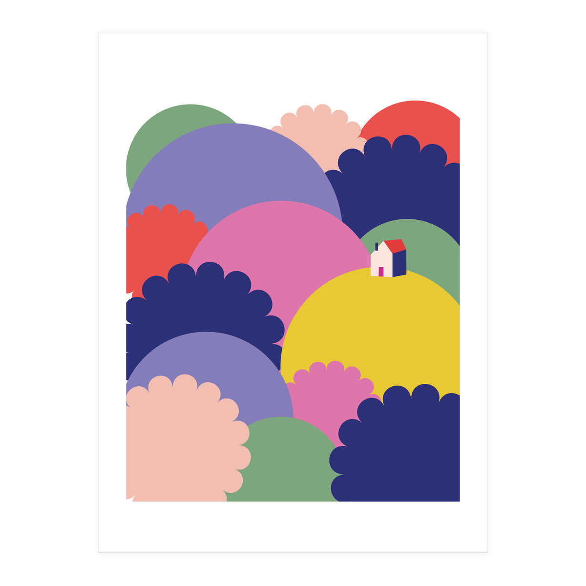 Mediterranean Landscape Rgb  (Print Only)