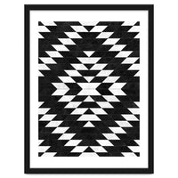 Urban Tribal Pattern No.14 - Aztec - Black Concrete