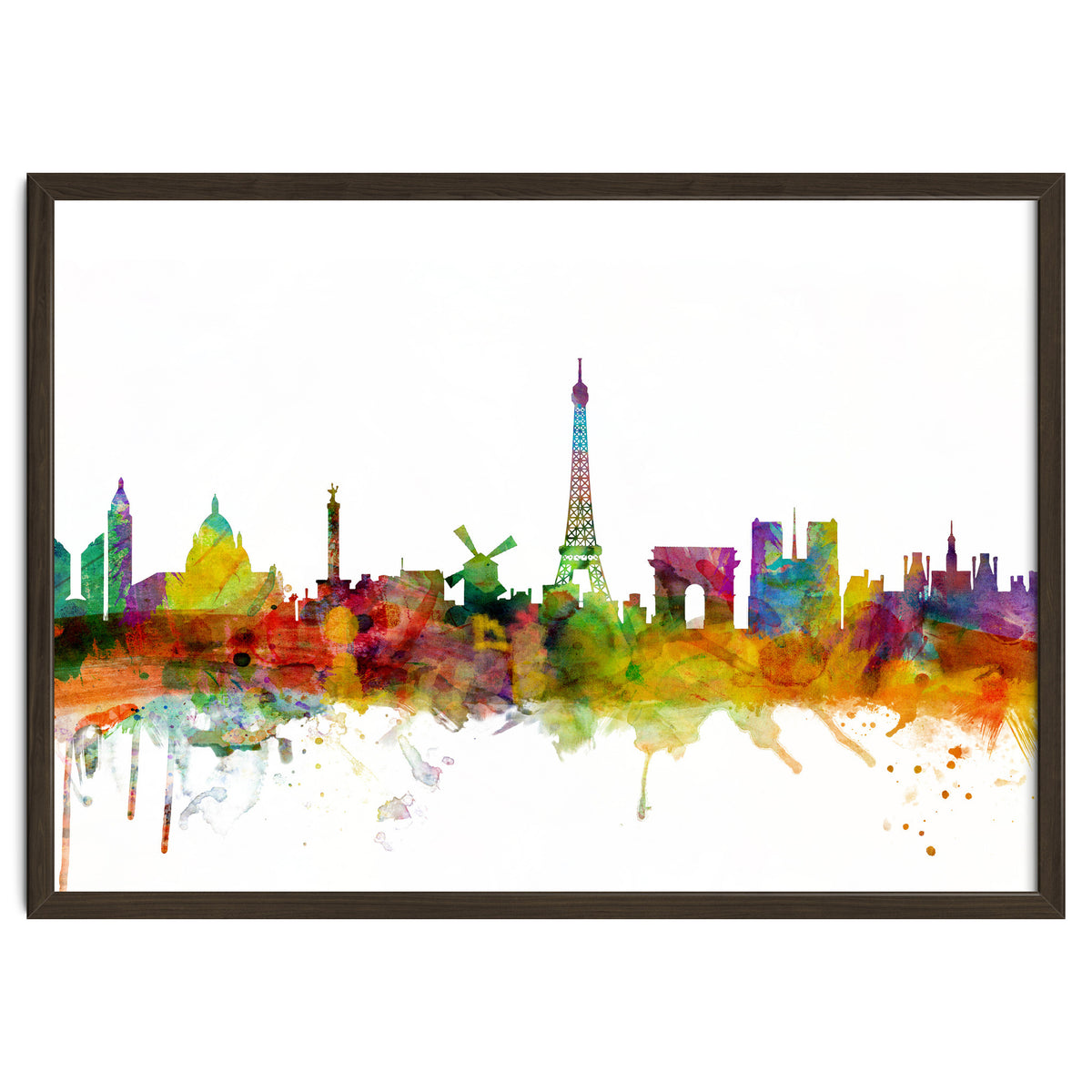 Paris France Skyline