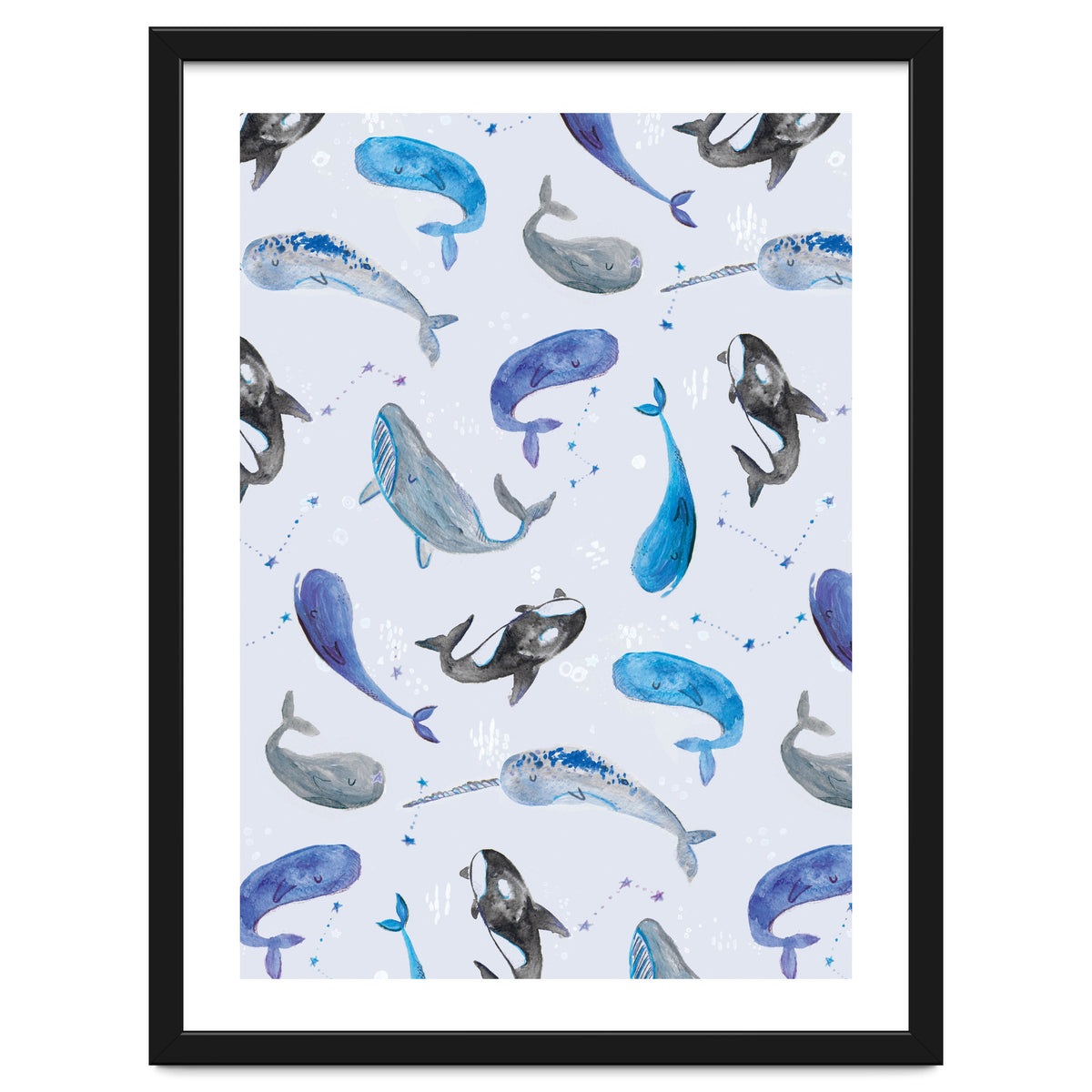 Whales Repeat Pattern