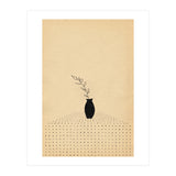 Abstract still life, vase and plant (Print Only) thumbnail