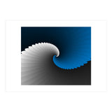 Blue Spiral Wings (Print Only) thumbnail