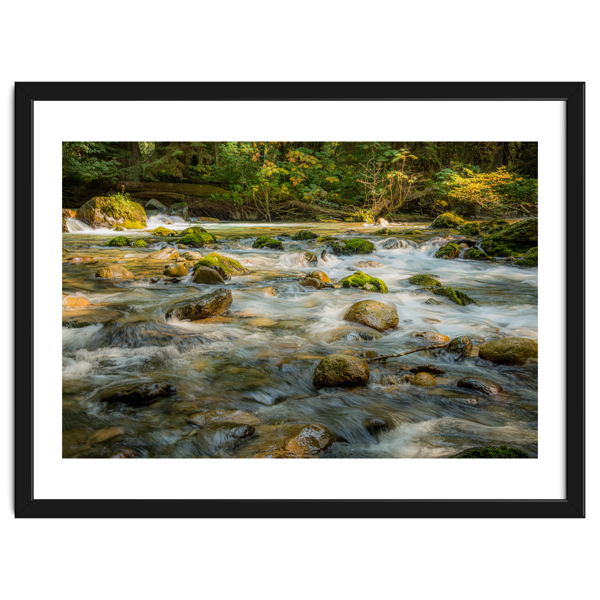 Water Flowing over Rocks