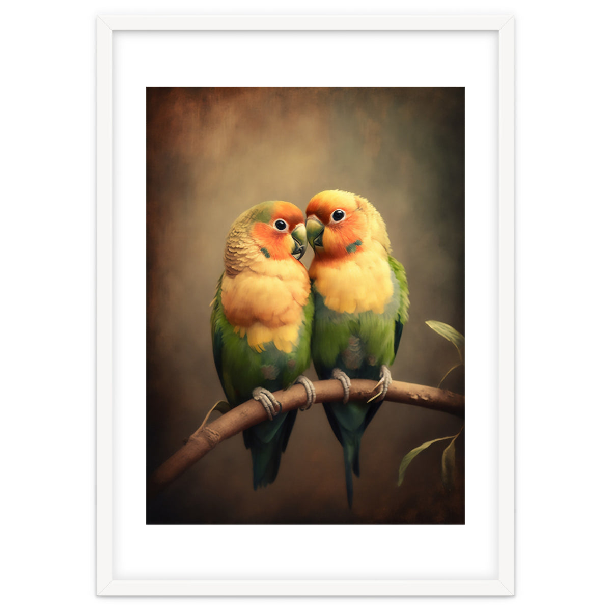 Lovebirds Painting
