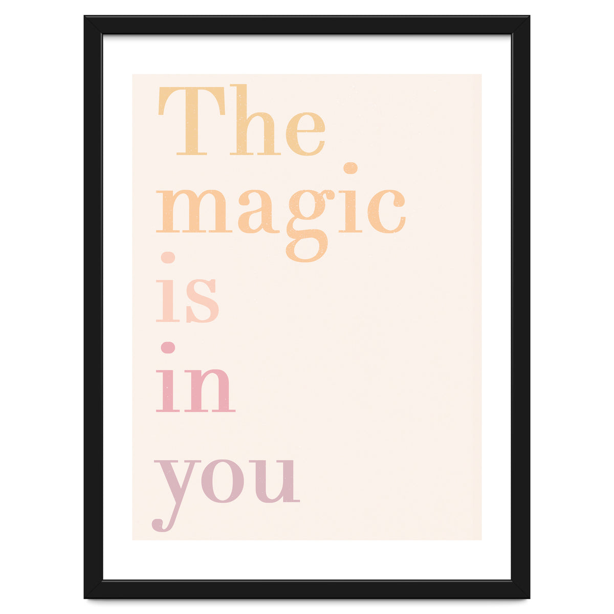 The Magic Is In You, Pastel