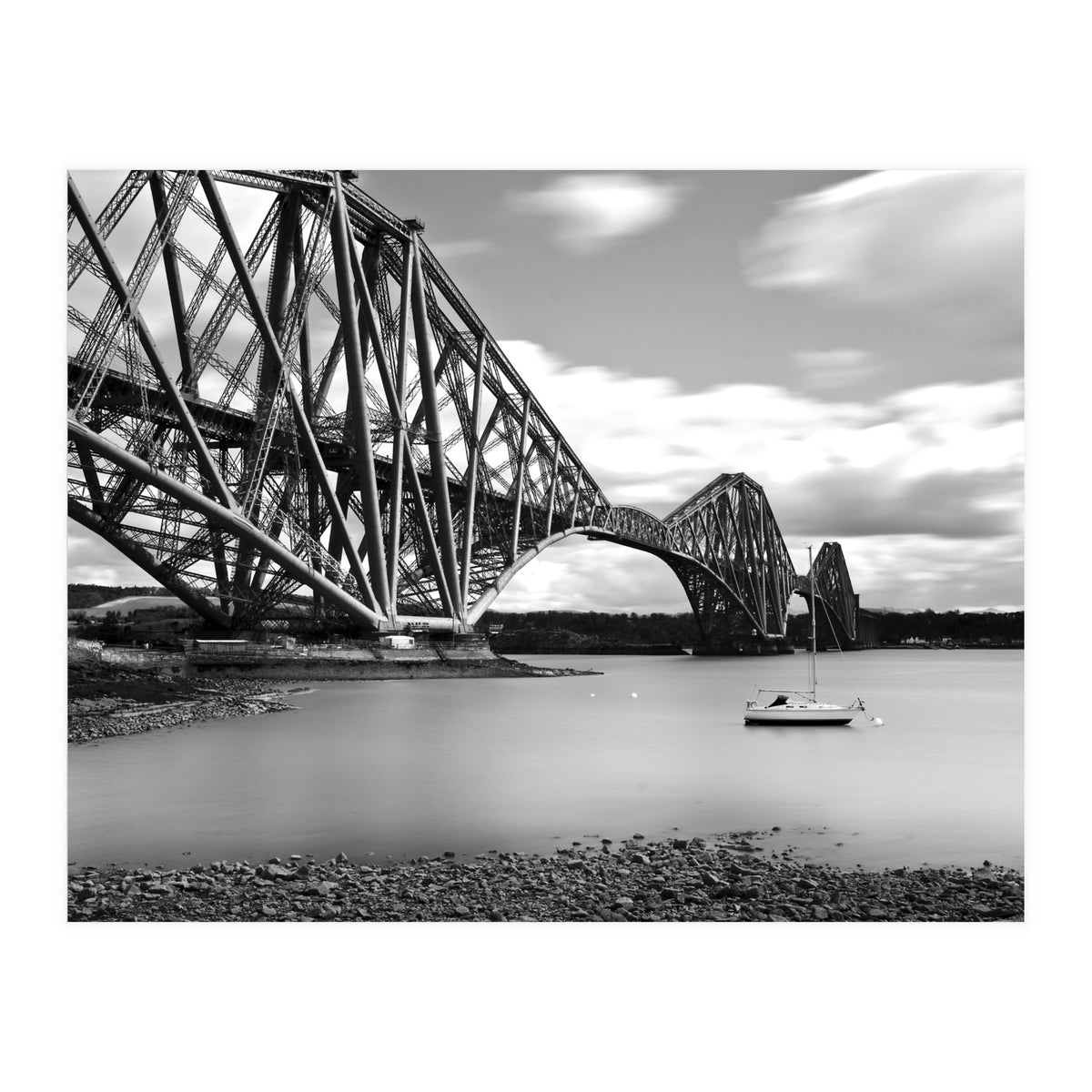 Forth Rail Bridge Seaside Architecture Seaside (Print Only)