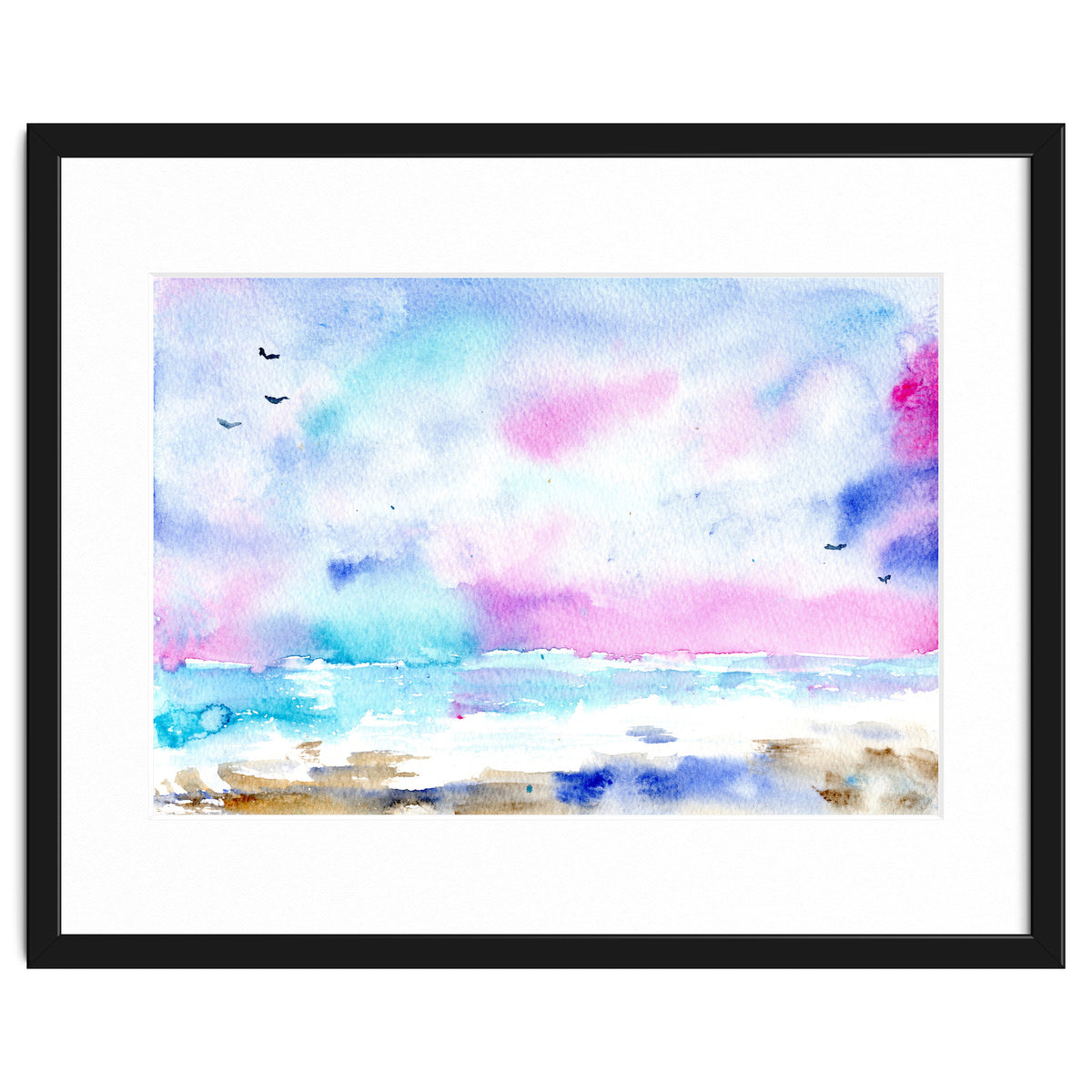 Tenderness of the sea || watercolor