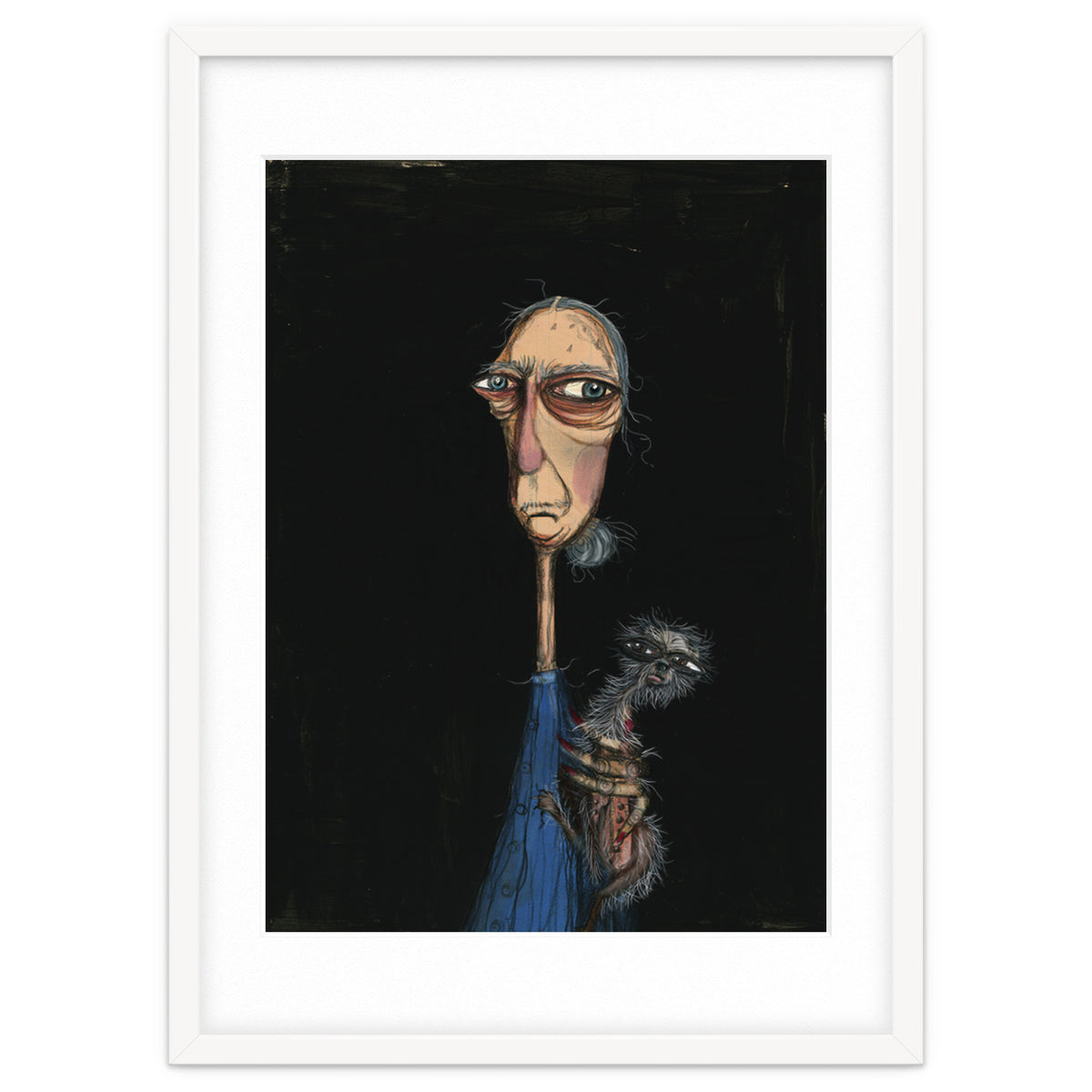 Woman Holding A Chihuahua