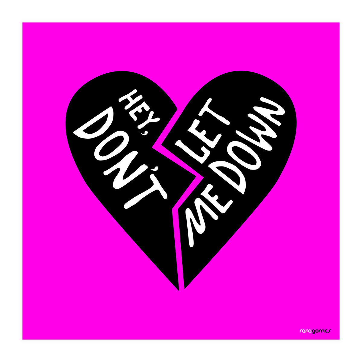 Don't Let Me Down (Print Only)