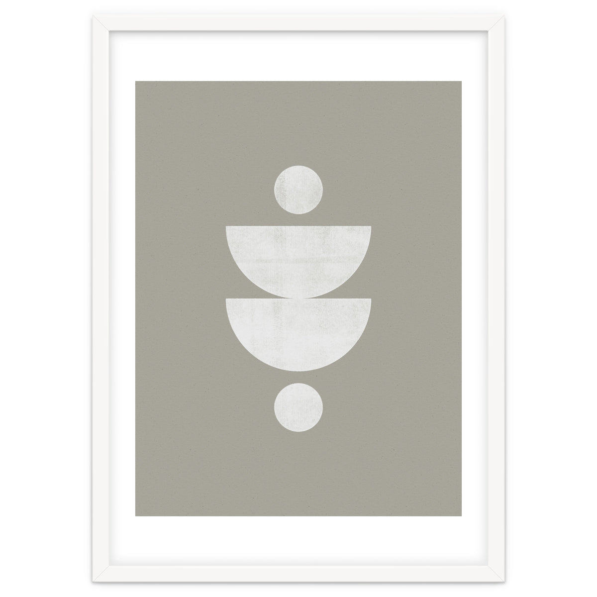 Mid-Century Modern No.23 - Woodblock Print