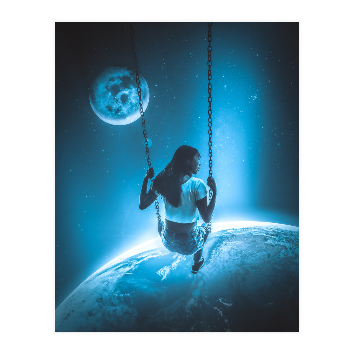 To the moon (Print Only)