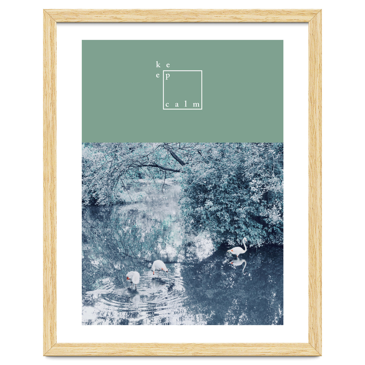 Flamingos - keep calm