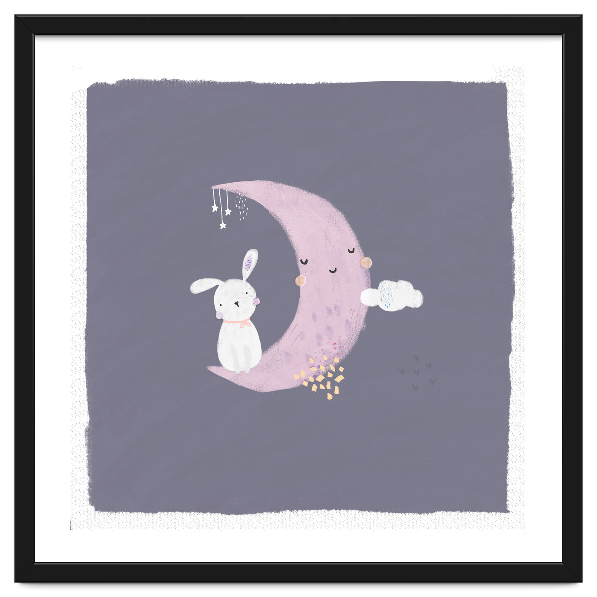Baby Bunny And Moon