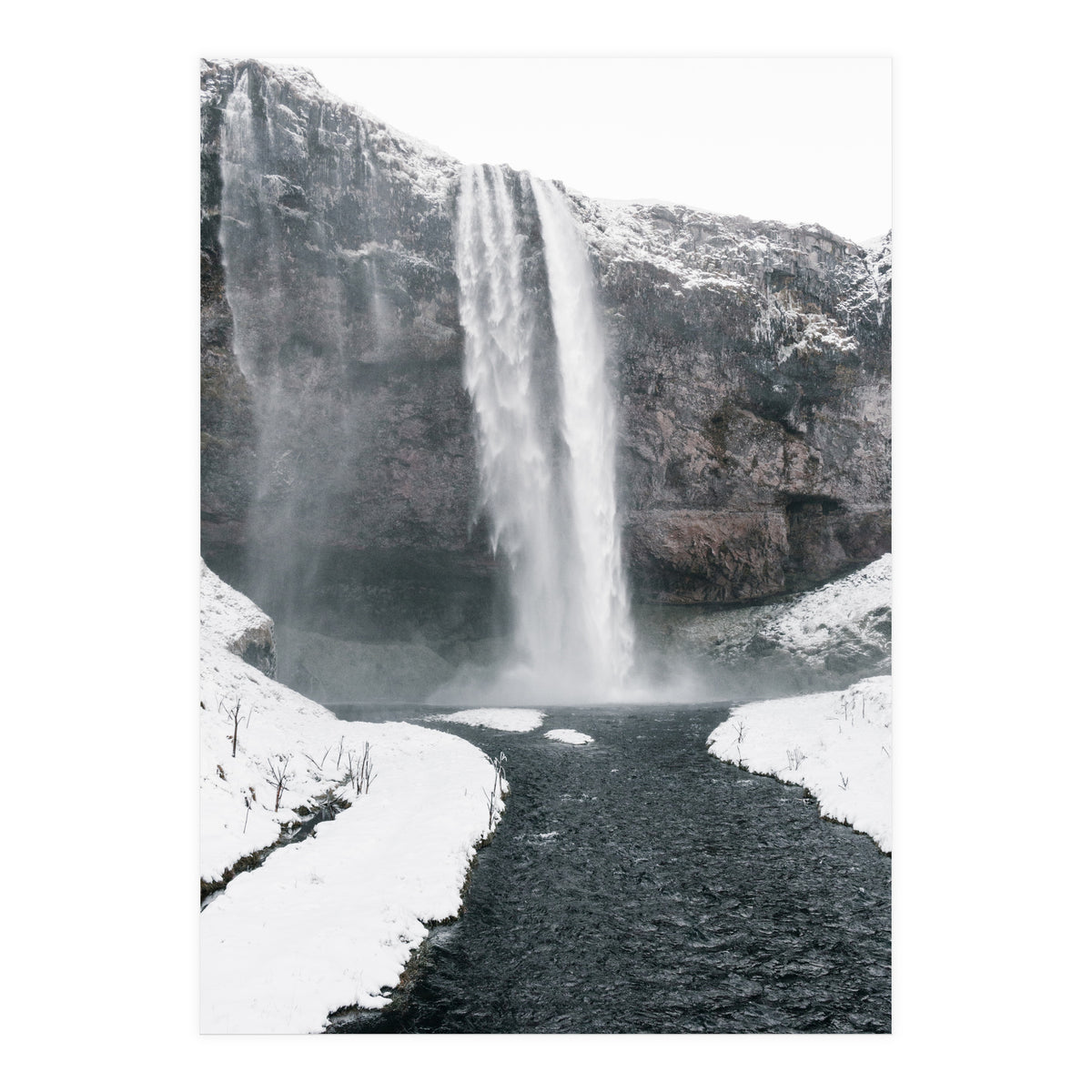 Seljalandsfoss Waterfall Iceland 3 (Print Only)