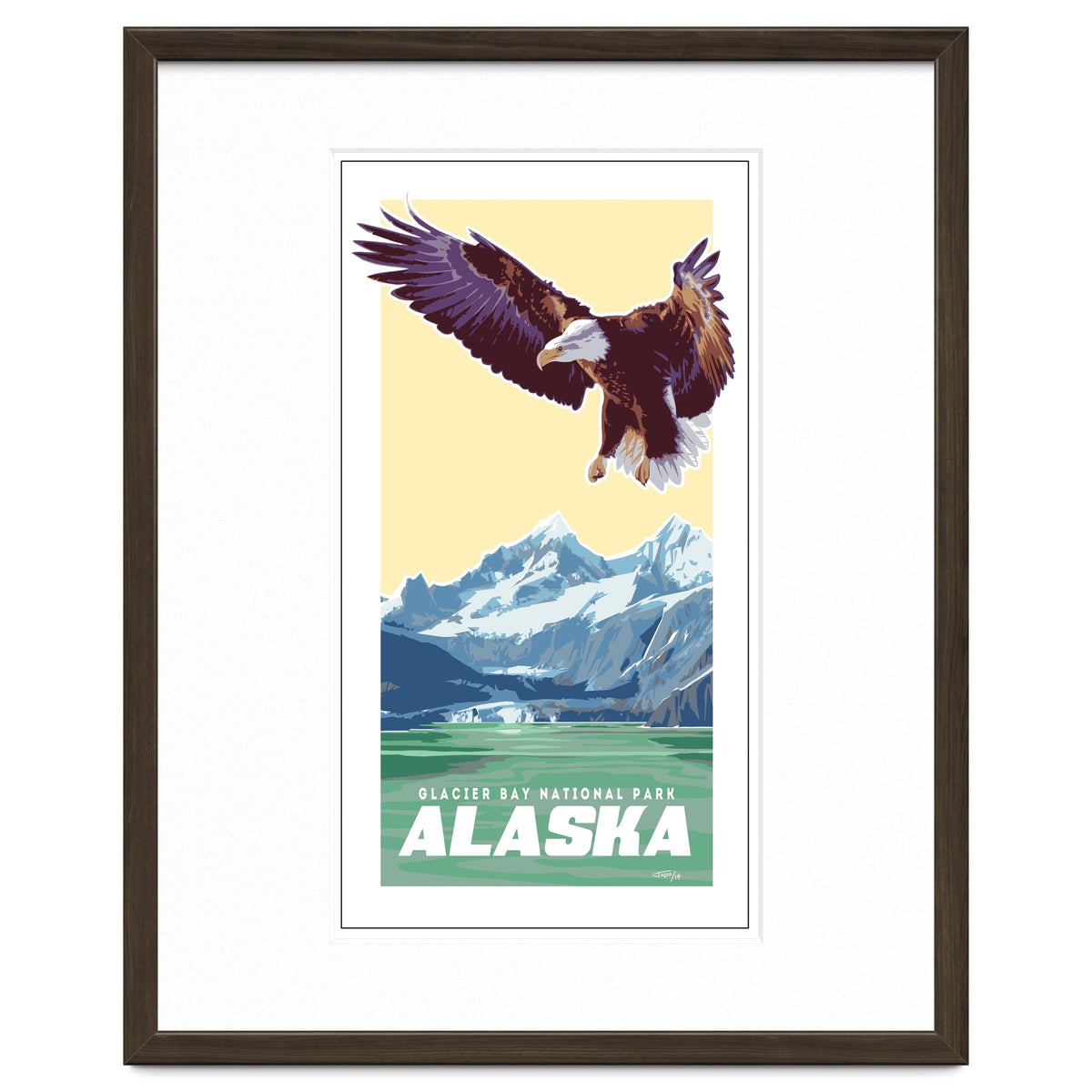 Alaskan Eagle Poster