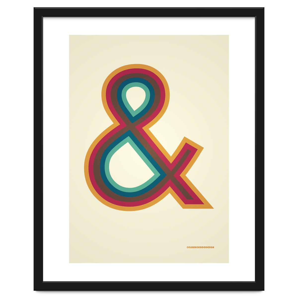 1970s Retro Ampersand