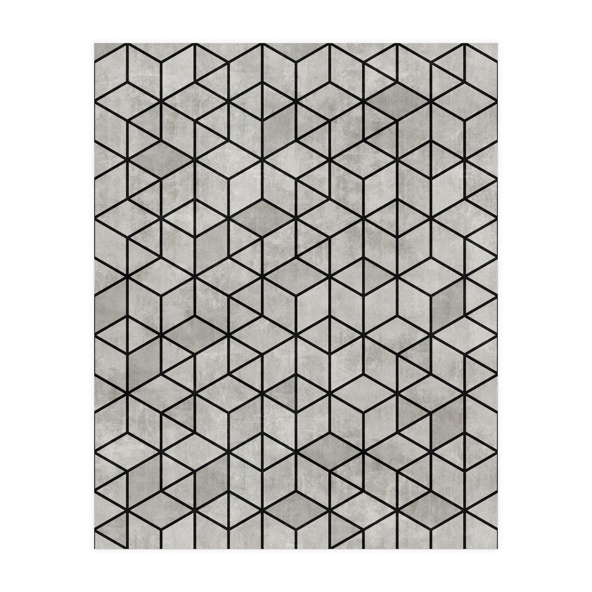 Random Concrete Cubes (Print Only)